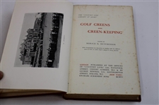 1906 'Golf Greens And Green-Keeping' Edited by Horace Hutchinson 