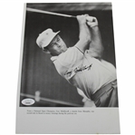 Cary Middlecoff Signed 'Dentist from Memphis' Magazine Page JSA #XX49036