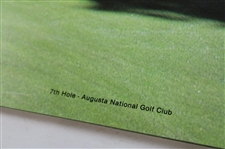 Seven (7) Augusta National Golf Club Classic Photos w/Envelope - Holes #2, #7, #14 & #18