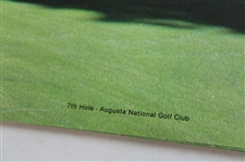 Seven (7) Augusta National Golf Club Classic Photos w/Envelope - Holes #2, #7, #14 & #18