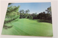 Seven (7) Augusta National Golf Club Classic Photos w/Envelope - Holes #2, #7, #14 & #18
