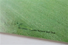 Seven (7) Augusta National Golf Club Classic Photos w/Envelope - Holes #2, #7, #14 & #18