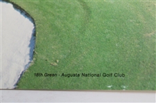 Seven (7) Augusta National Golf Club Classic Photos w/Envelope - Holes #2, #7, #14 & #18