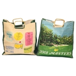 1999 & 2001 Masters Tournament Tote Bags