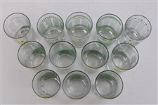 Twelve (12) Masters Tournament Past Champions Glasses