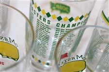 Twelve (12) Masters Tournament Past Champions Glasses