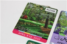 2020, 2022 & 2023 Masters Tournament Series Badges - Johnson, Scheffler & Rahm Winners
