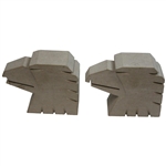 Two (2) Eagle Head Bookends