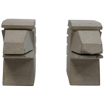 Two (2) Eagle Head Bookends