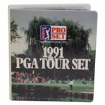 Brad Bryant's 1991 PGA Tour Pro Set Cards w/Binder