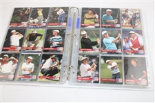 Brad Bryant's 1991 PGA Tour Pro Set Cards w/Binder