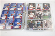 Brad Bryant's 1991 PGA Tour Pro Set Cards w/Binder