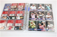 Brad Bryant's 1991 PGA Tour Pro Set Cards w/Binder