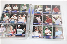 Brad Bryant's 1991 PGA Tour Pro Set Cards w/Binder