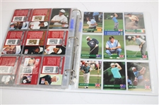 Brad Bryant's 1991 PGA Tour Pro Set Cards w/Binder