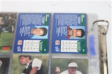 Brad Bryant's 1991 PGA Tour Pro Set Cards w/Binder