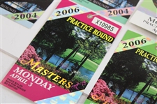 2004, 2006 & 2010 Masters Tournament Monday & Tuesday Practice Rd Tickets (6) - Mickelson Winner