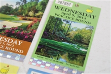 2012 & 2014 Masters Tournament Monday, Tuesday & Wednesday Practice Round Tickets (6)