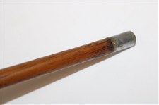 Splice Neck, Wood Putter Head Walking Stick, Lead Back Weight, Alum. Tip, Nosing Plate