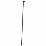 Hand Forged Smooth Face Lofter Walking Stick, With Cm, Brass Tip, Circa 1900’s