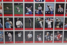 1990 Miller Press PGA Tour 66 Card Set Uncut Sheet 