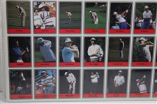 1990 Miller Press PGA Tour 66 Card Set Uncut Sheet 