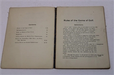 1908 'Rules Of The Game Of Golf'