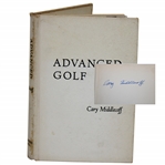 Cary Middlecoff Signed 1957 'Advanced Golf' Book - Second Printing JSA ALOA