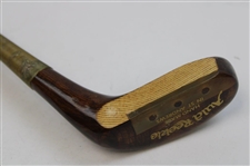 Classic Aula Reekie Wooden Shaft Golf Putter Hand Made in St. Andrews, Scotland
