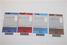 2015 Masters Drive/Chip & Putt, Monday, Tuesday & Wednesday Practice Rd Tickets (4) - Spieth Winner