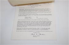 1987 & 1988 Masters Tournament Releases To The Press, Radio & Television Guides