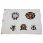 Medinah Country Club Ryder Cup, PGA & other Tournament Host White Embroidered Commemorative Flag