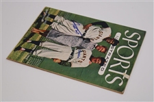 Willie Mays & Leo Durocher Signed April 11, 1955 Sports Illustrated Magazine w/ Card Sheet Intact JSA ALOA