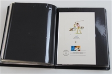 Album Of First Day Covers w/Stamps From Various Countries Including Jones, Ouimet & Zaharias