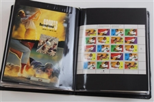 Album Of First Day Covers w/Stamps From Various Countries Including Jones, Ouimet & Zaharias