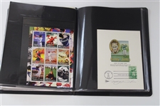 Album Of First Day Covers w/Stamps From Various Countries Including Jones, Ouimet & Zaharias