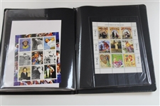Album Of First Day Covers w/Stamps From Various Countries Including Jones, Ouimet & Zaharias