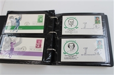 172 First Day Covers Bobby Jones & Babe Zaharias