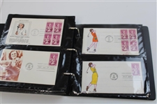 172 First Day Covers Bobby Jones & Babe Zaharias