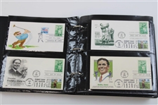 172 First Day Covers Bobby Jones & Babe Zaharias