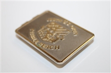 2000 US Open at Pebble Beach '100th' Gold Tone Money Clip