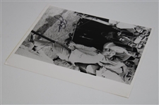 Jack Nicklaus Signed 1970 St. Andrews UPI Wire Photo - July 7th JSA ALOA