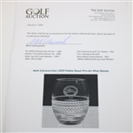 Mark Calcavecchia's 2009 Pebble Beach Pro-Am Wine Glasses