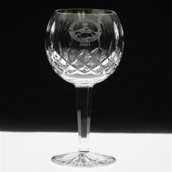 Mark Calcavecchias 2001 Pebble Beach Pro-Am Stem Wine Glass