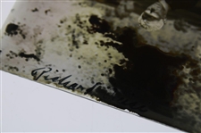 Two (2) Vintage Glass Negative Plates - Action Shot & Pose