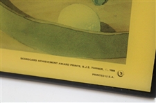 LPGA Stars Multi-Signed 1989 Lake Nona Scorecard Achievement Award Print JSA ALOA