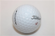Ludvig Aberg Signed Titleist 4 Golf Ball JSA ALOA