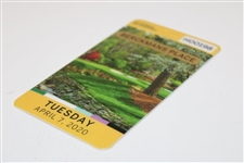 2020 Masters Tournament Berckman's Place Tuesday Badge #H00198
