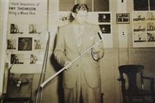 c.1930's Original Photo of Horton Smith Inspecting Club in Flash Sequence Office
