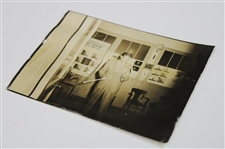 c.1930's Original Photo of Horton Smith Inspecting Club in Flash Sequence Office
